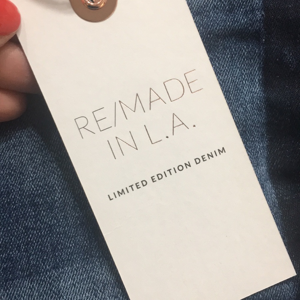 NWT Lane Bryant re made in LA denim shorts - Picture 5 of 8
